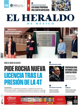 Cover of El Heraldo de Mexico