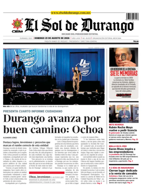 Cover of El Sol de Durango