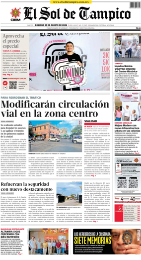Cover of El Sol de Tampico
