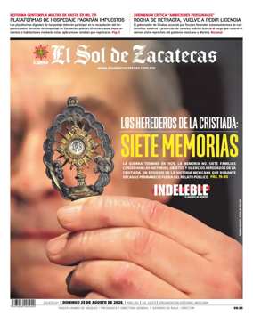 Cover of El Sol de Zacatecas