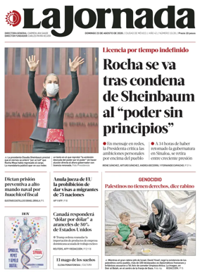 Cover of La Jornada