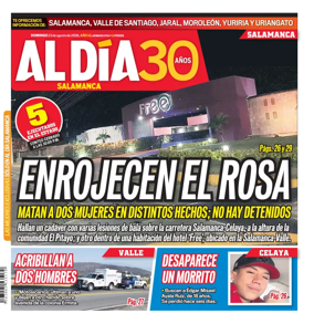 Cover of Periodico Al Dia (Salamanca)