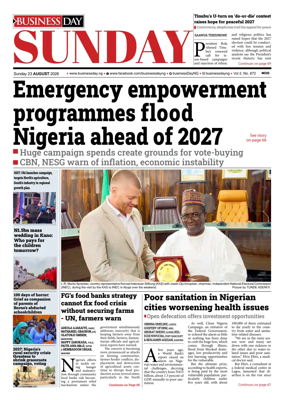 Cover of Business Day (Nigeria)