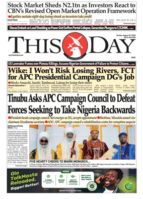 Cover of THISDAY