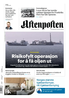 Cover of Aftenposten
