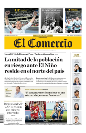 Cover of Diario El Comercio