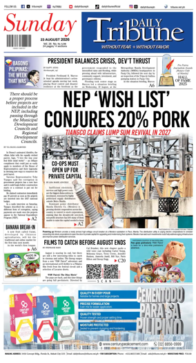 Cover of Daily Tribune (Philippines)
