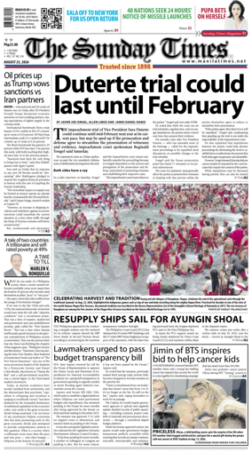 Cover of The Manila Times