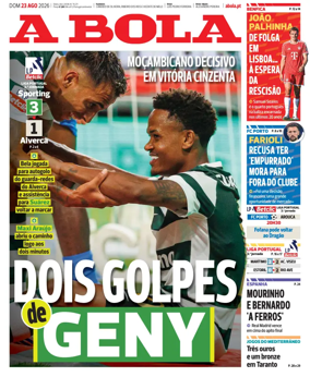 Cover of A BOLA (Portuguese)