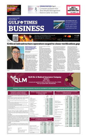 Cover of Gulf Times Business