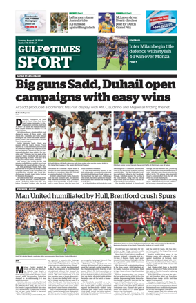 Cover of Gulf Times Sport