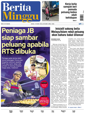 Cover of Berita Minggu-Singapore