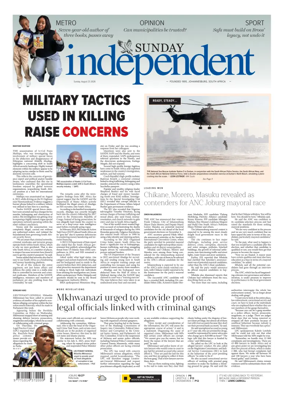Cover of The Sunday Independent