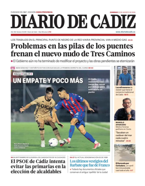 Cover of Diario de Cadiz