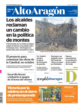 Cover of Diario del Alto Aragon