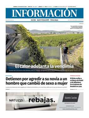 Cover of Diario Informacion (Elche y Vega Baja)