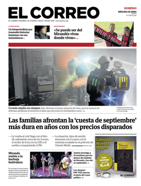 Cover of El Correo (Miranda de Ebro)