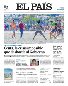 Cover of El Pais Madrid