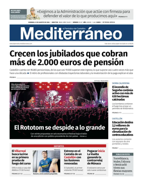 Cover of El Periodico Mediterraneo