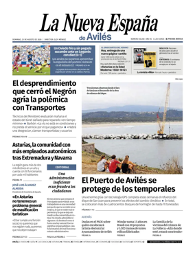 Cover of La Nueva Espana (Aviles)