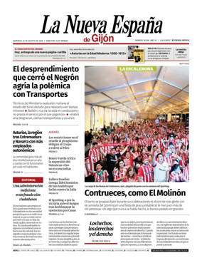 Cover of La Nueva Espana (Gijon)