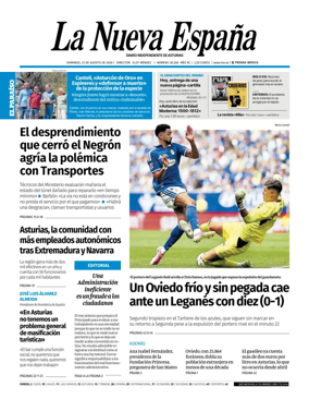 Cover of La Nueva Espana (Oviedo)