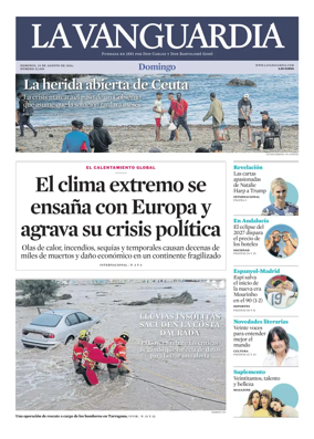 Cover of La Vanguardia