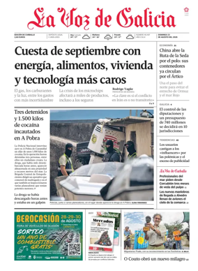 Cover of La Voz de Galicia (Carballo)