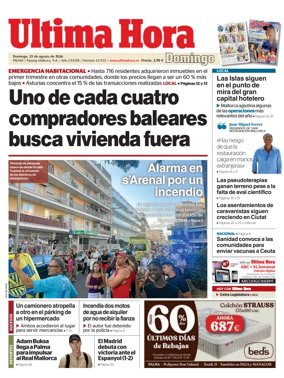 Cover of Ultima Hora