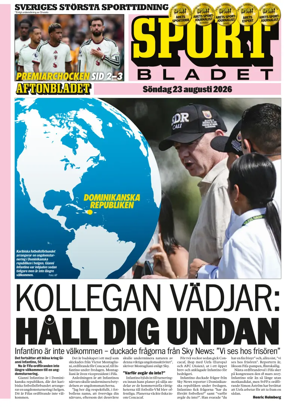 Cover of Sportbladet