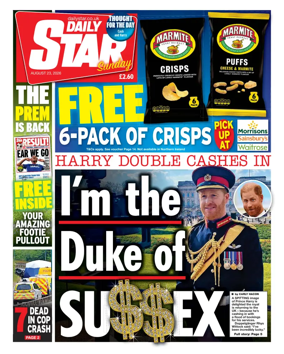 Cover of Daily Star Sunday