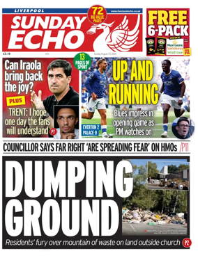 Cover of Liverpool Echo