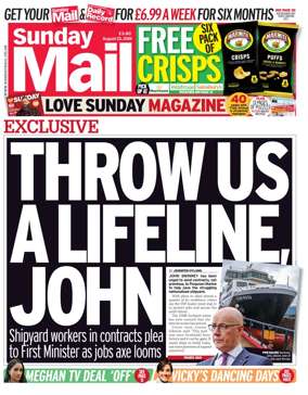 Cover of Sunday Mail (UK)