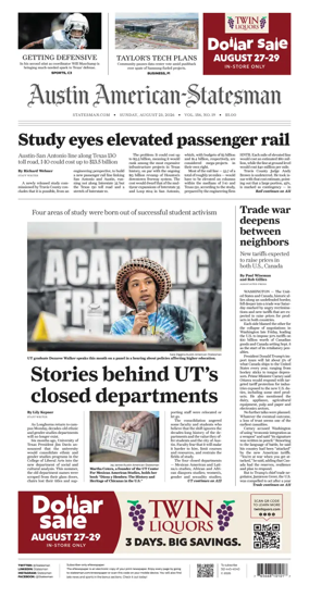 Cover of Austin American-Statesman