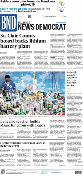 Cover of Belleville News-Democrat (Sunday)