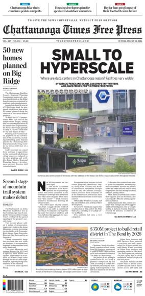 Cover of Chattanooga Times Free Press