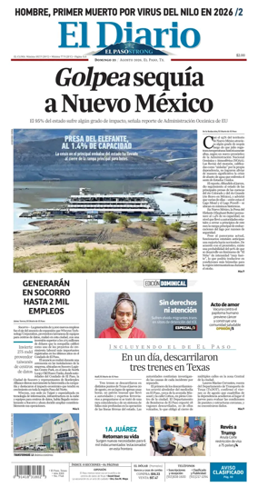 Cover of El Diario de El Paso