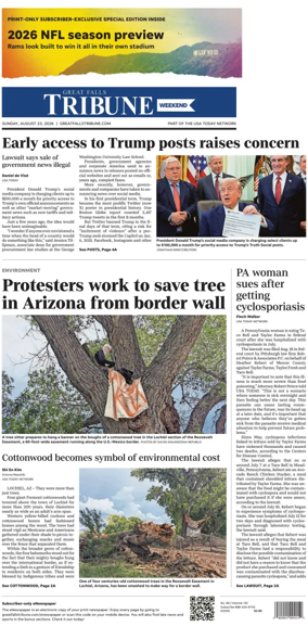 Cover of Great Falls Tribune