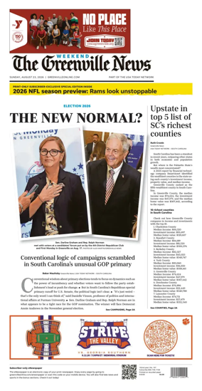 Cover of The Greenville News