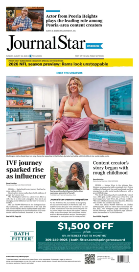 Cover of Journal Star (Peoria)