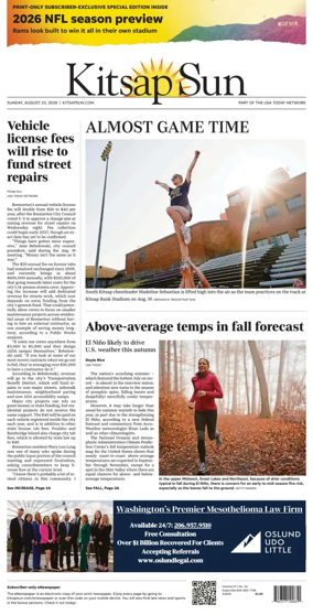 Cover of Kitsap Sun