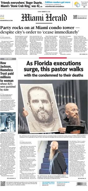 Cover of Miami Herald (Sunday)