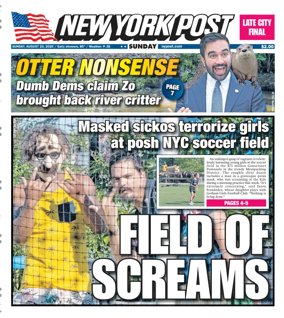 Cover of New York Post