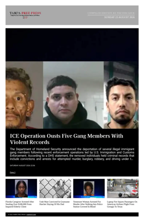 Cover of Tampa Free Press