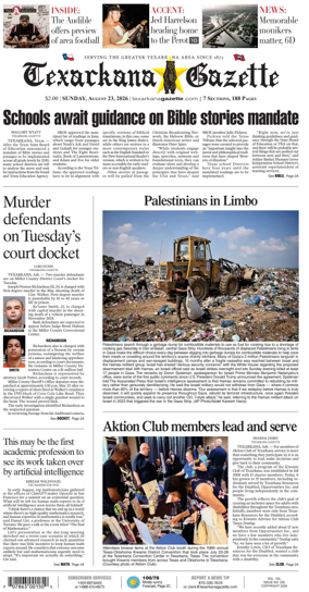 Cover of Texarkana Gazette