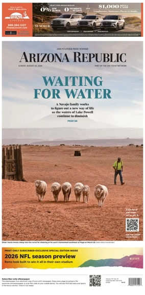 Cover of The Arizona Republic