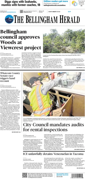 Cover of The Bellingham Herald (Sunday)