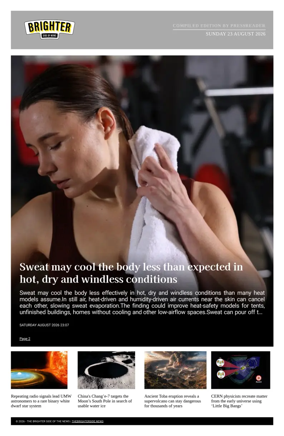 Cover of The Brighter Side of News