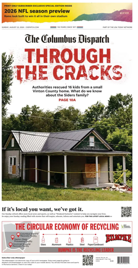 Cover of The Columbus Dispatch