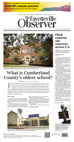 Cover of The Fayetteville Observer